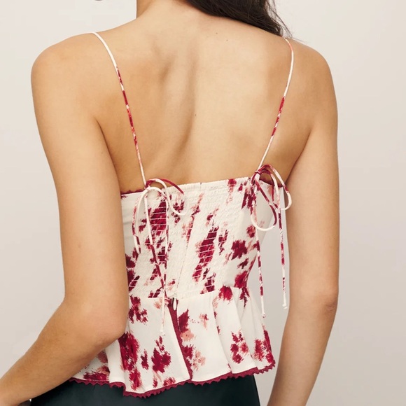 Rihoas Peppi Top Maroon/Cream Size Small Great Condition - Picture 4 of 12